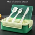 thumbnail image 4 of Dream Lifestyle Bentgo Classic - All-in-One Stackable Bento Lunch Box Container - Modern Bento-Style Design, Built-in Plastic Utensil Set, 4 of 7