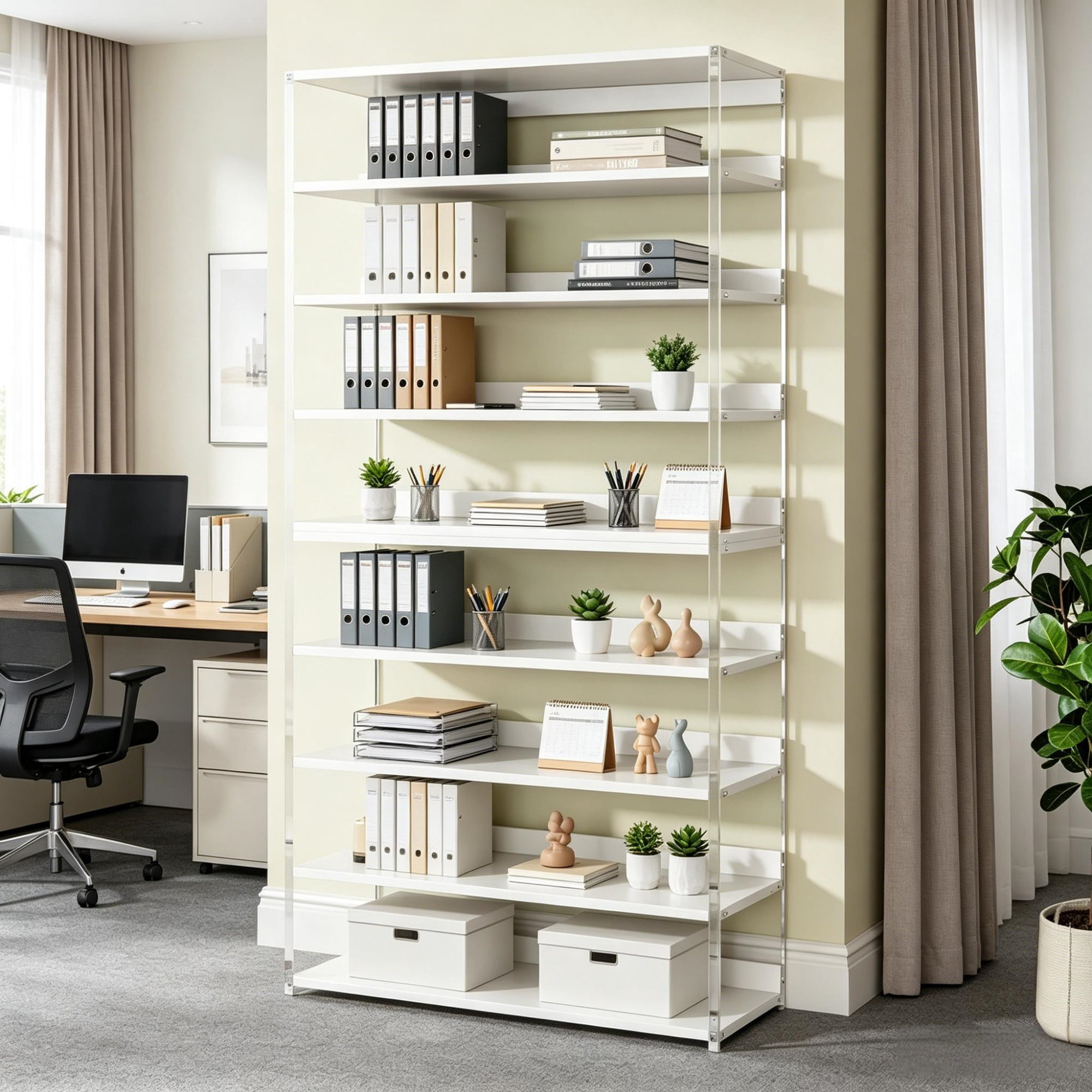 Bookshelf Storage Rack