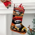 thumbnail image 2 of Kung Fu Panda Tema: Calcetines de Navidad, fino lino blanco para colgar en escaleras y chimenea, decoración navideña para el hogar, regalo de Navidad. 54cm × 38cm, 2 of 5