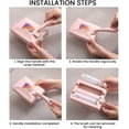 Carpet Debris Brush, Multi-Functional Handheld Double Roller Cleaning ...