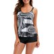 thumbnail image 1 of Conjunto de tankini con tiras en la espalda para mujer, traje de baño de dos piezas, ropa de playa Fridja nalpqowj51154, 1 of 8