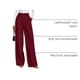 thumbnail image 4 of Pantalones PRETTYGARDEN 2025 Pierna Ancha Cintura Alta Burdeos M, 4 of 7