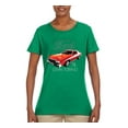 thumbnail image 2 of Ford '76 Gran Torino Vintage Car Cars and Trucks Womens Graphic T-Shirt, Kelly, 2XL, 2 of 3