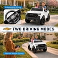 thumbnail image 6 of Conchico Licensed Chevrolet Silverado 24V 2 Seater Powered Ride-On Truck w/Remote & Durable Wheels, White, 6 of 9