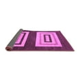 thumbnail image 2 of Ahgly Company Indoor Square Abstract Purple Modern Area Rugs, 6' Square, 2 of 4