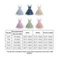 thumbnail image 3 of IBTOM CASTLE Toddler Girls 1950s Vintage Floral Embroidery Swing Dress | Retro Graduation Dress For Birthday Party Wedding Bridesmaid Communion Tulle Dresses, Sweetheart Mesh Beige, 3 of 7