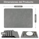 thumbnail image 5 of Genérico Manteles Individuales Reversibles Gris  Juego de 6 Tapetes de Mesa Impermeables, Resistentes al Calor y Fáciles de Limpiar  Elegantes, Duraderos y Perfectos para el Uso Diario o Reuniones, 5 of 7