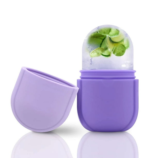 Ice Roller IMEASY para herramientas de cuidado de la piel del rostro y los ojos (morado)