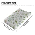 thumbnail image 2 of Boho Eucalyptus Leaves Floral Greenery Changing Pad Covers Wild Plants Diaper Change Table Sheets for Boy Girl Soft Stretch Baby Changing Table Mats 32''x16'', 2 of 6