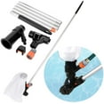 thumbnail image 1 of Portable Jet Pool Vacuum, Handheld Manual Portable Summer Waves Pool Leaf Vacuum Cleaner for Above Ground Pools Head & Pole Kits, 1 of 9