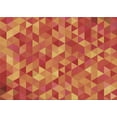 thumbnail image 1 of Ahgly Company Indoor Rectangle Patterned Pumpkin Orange Area Rugs, 3' x 5', 1 of 1