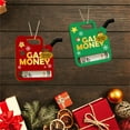 thumbnail image 4 of Gas Money Ornament Holds Cash, Funny Wooden Gas Can Ornament Money Holder, Small Can Fuel Gift Cards, Money Holder for Christmas Tree Decoration,Holiday Gag Gift Decoration 2Pack, 4 of 9