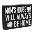 thumbnail image 2 of QUEST -Mom’S House Sign | Gift For Mom | Home Is Where Mom Is | Mother’S Day Decor, 2 of 6