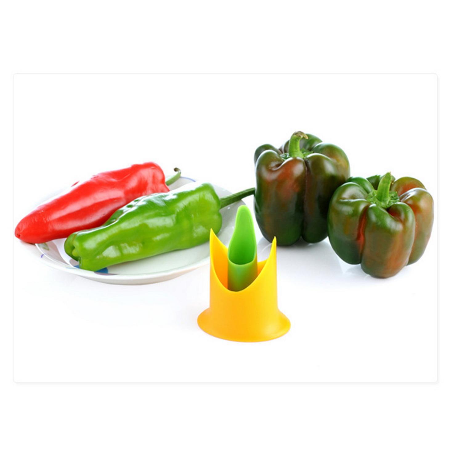 Tomato Core Separator De-cored Artifact Simple And Convenient laoonl 2pcs Pepper De-corer Kitchen Household Items