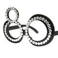 thumbnail image 5 of Esquirla Funny Birthday Anniversary Party Glitter Rhinestone Age Plastic Glasses 80th ., 5 of 5