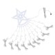 thumbnail image 4 of Cadena de luces LED solares con forma de estrella para decoración de árboles de Navidad o festivales, bodas y fiestas, 4 of 10