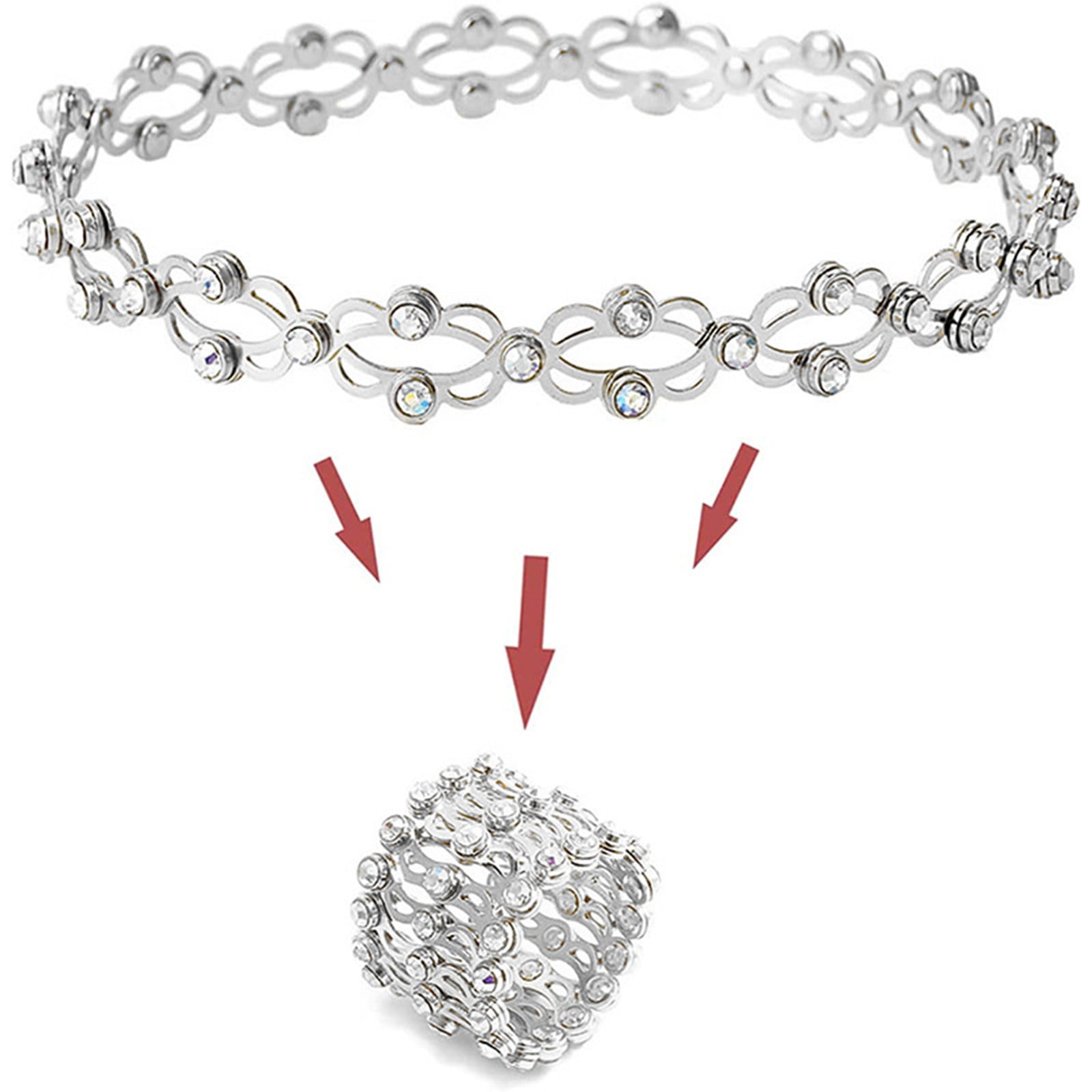 Adjustable ring bracelet discount