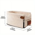 thumbnail image 1 of Travel Comfortably with Your Pet: Pet Car Booster Seat with Central Control Handbag & Car Kennel, 1 of 5
