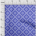 thumbnail image 2 of oneOone Velvet Royal Blue Fabric Asian Block Sewing Craft Projects Fabric Prints By Yard 58 Inch Wide, 2 of 4