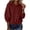 Wine, variant on HAiming Womens Hoodies Long Sleeve Drawstring Solid Color Casual Trendy Sweatshirts Fall Winter Going out Blouses
