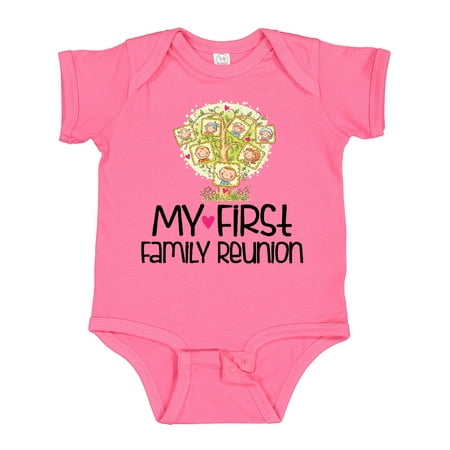 

Inktastic My First Family Reunion Gift Baby Boy or Baby Girl Bodysuit
