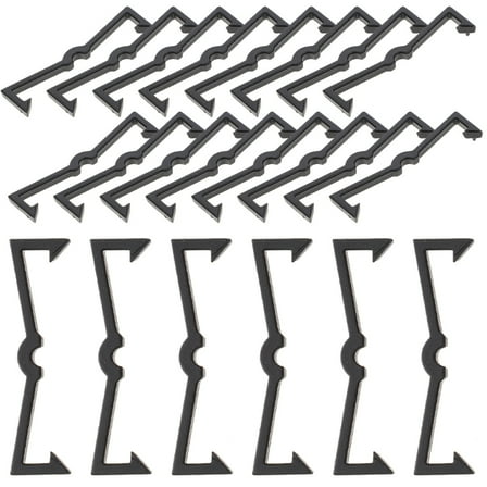 FOMIYES 50Pcs Pegboard Accessories for General Users 2.0x0.5x0.1in