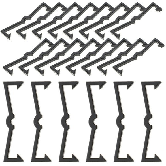 Raindrops  50 Pcs Hook Slat Wall Hooks Fastening Buckle Pegboard Fasteners