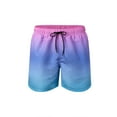 thumbnail image 6 of Mens Shorts Summer Swim Trunks Dry Surf Boardshorts Bathing Suit With Mesh Lining Beach Shorts Cargo Shorts for Men Purple L, 6 of 7