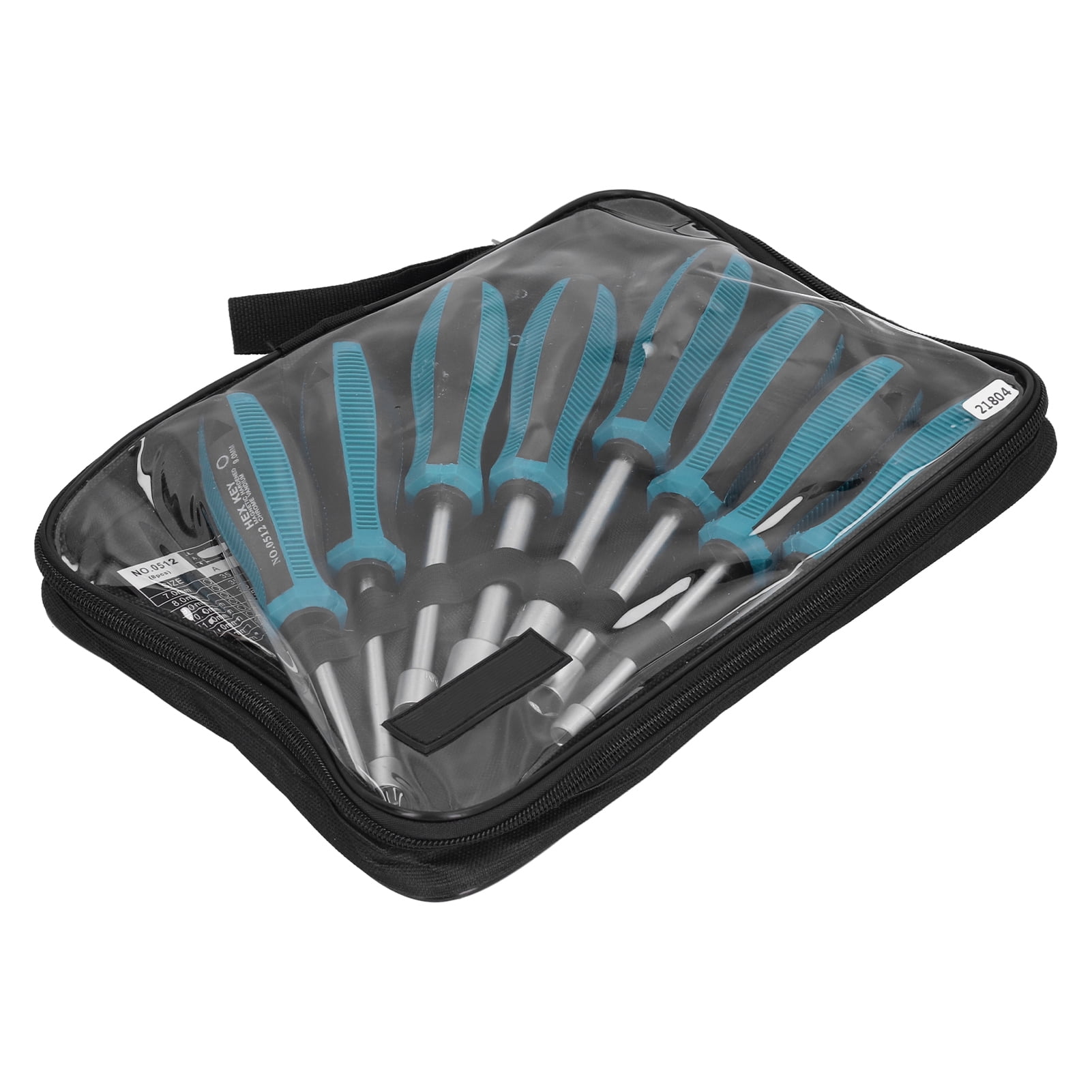 Nut Driver Set, Non-Slip Deep Hole Socket Screwdriver Insulated Handle Screw Fastening Tool 8pcs With Storage Bag For Vehicle Repairing