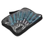 Nut Driver Set, Non-Slip Deep Hole Socket Screwdriver Insulated Handle Screw Fastening Tool 8pcs With Storage Bag For Vehicle Repairing