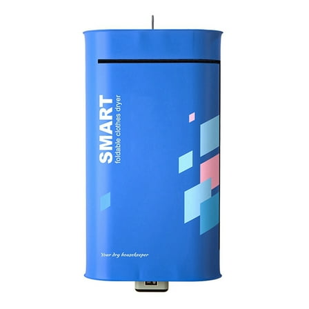 Portable Clothes Dryer, Foldable Travel Warm Air Smart Laundry Drying with UV , Dual Voltage US Plug