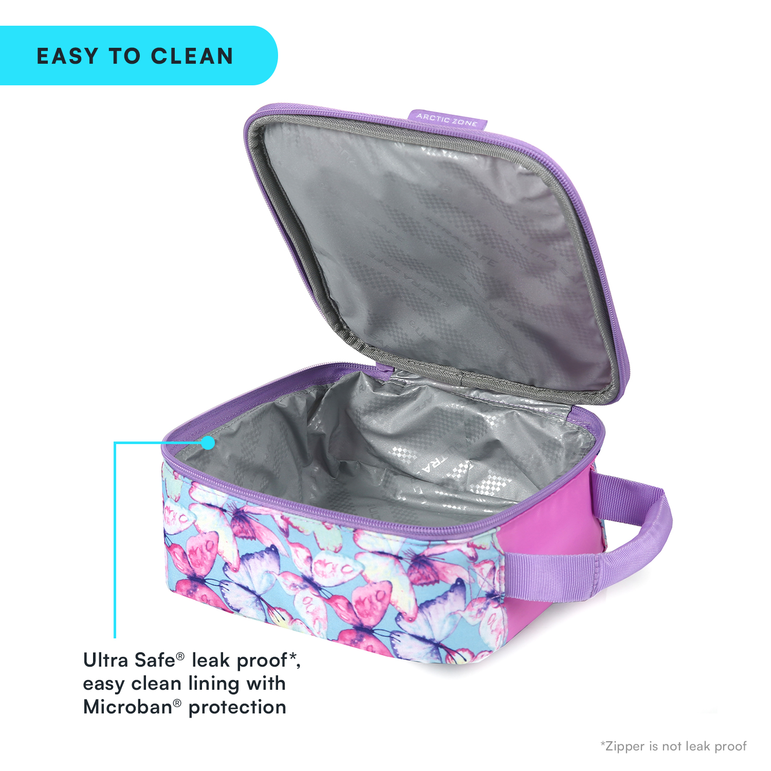 Arctic Zone Lunch Box Combo with Watercolor Butterflies photo 3