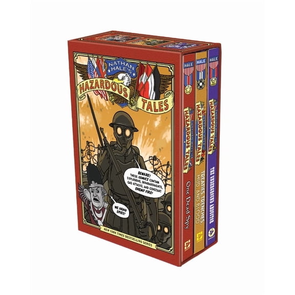 Nathan Hale's Hazardous Tales Nathan Hale's Hazardous Tales 3-Book Box Set: A Graphic Novel Collection, (Hardcover)