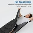 thumbnail image 4 of COWIN Sleeping Bags for Adults Backpacking Lightweight Waterproof 41℉-59℉ for Camping Hiking Outdoor Travel with Compression Bags 3.52lb , Black, 4 of 9
