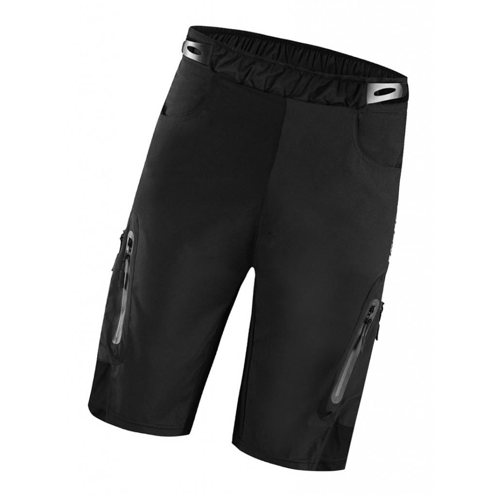 MTB Bike Pants Bicycle Baggy Cycling Shorts Padded Underwear Casual Sport Mens 
