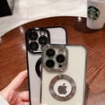 thumbnail image 6 of for iPhone 12 Pro Max Case Logo View,with Camera Lens Protector, for Women Men, Soft Slim Phone Cases for iPhone 12 /Pro/Max Clear Ultrathin Back Cover (Black,12ProMax), 6 of 18
