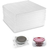 100 Pack Foam Pouches, Cushion Foam Pouch for Moving and Storing, GIXUSIL 12" x 12" Foam Wrap Pouches Protect Fragile Items, Protect mug, Glasses, China and Dishes, Packing Supplies