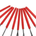 thumbnail image 3 of TABLZONE 10-Piece Jewelers File Set Titanium Coated Various Shapes for Precision Metalworking Tools, 3 of 8