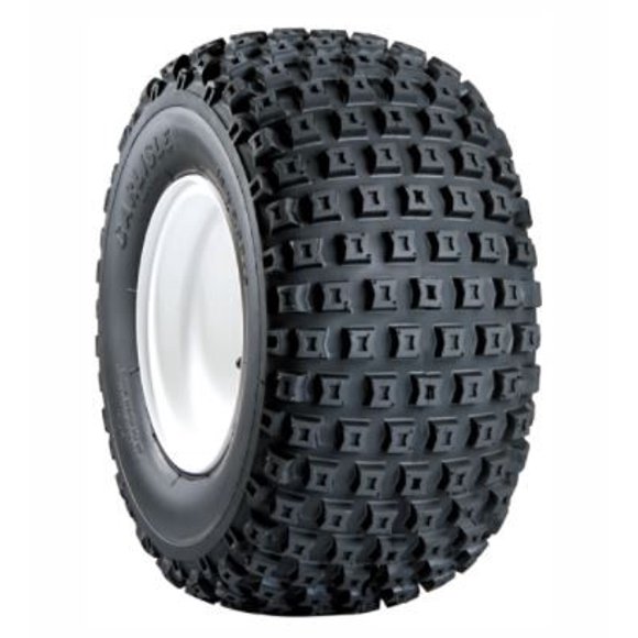 Carlisle Tire Tire 66472 Knobby; ATV22/11.00-8; Tout-Terrain ATV/UTV; Radial; Paroi Latérale Noire; Sans Chambre à Air; Design de Bande de Roulement Non Directionnelle; Paroi Latérale 2 Plis; Garantie Limitée; Profondeur de Roulement 6/32 Pouce