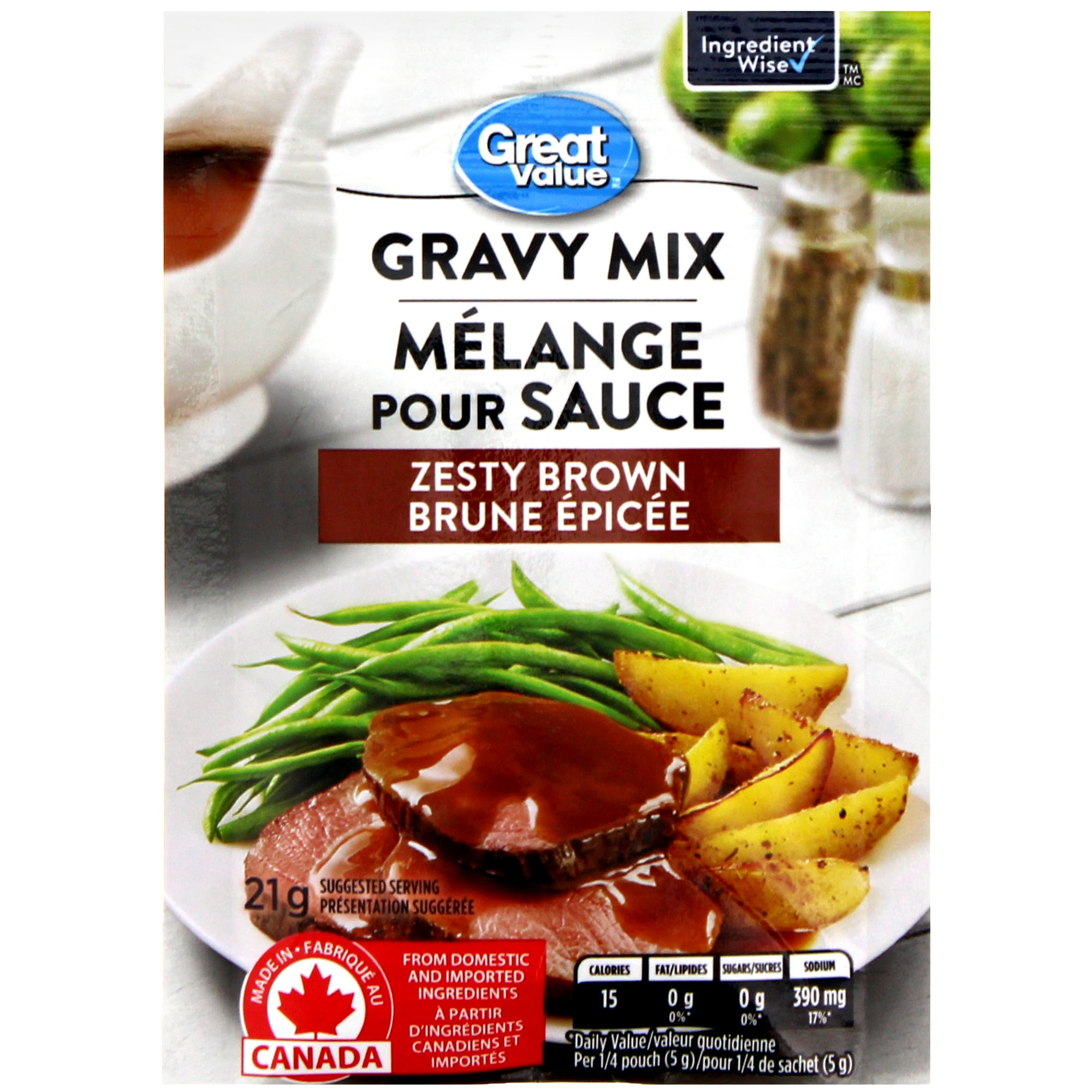 Great Value Zesty Brown Gravy Mix - Walmart.ca