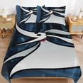 thumbnail image 1 of The Nightmare Before Christmas Practical Zip Function Smooth Bedding Surface Soft Layer Duvet Cover Sets for Rest Night, 1 of 5