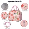 thumbnail image 4 of Insulated Lunch Tote Lunch Box for Women Men,Strawberry (109)-new_28 Reusable Insulated Lunch Tote Small Leakproof Cute Lunch Cooler with for Work Picnic Camping, 4 of 7