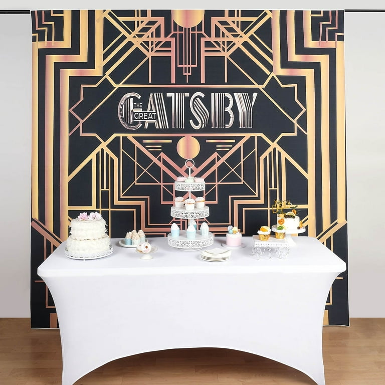 Roaring 20s Backdrop The Great Gatsby Photo Background Retro Party