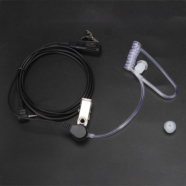 Earphone, Meticulous Earphone Security Crisp Clear Sound With The Acoustic Tube For Communicate Discretely And Easily For Most People