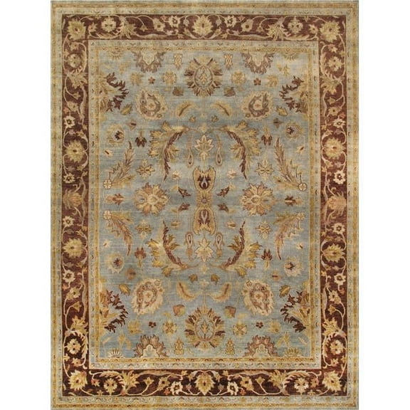 Pasargad Home Melody Collection Hand-Knotted Wool Area Rug  9'11" X 13' 8"