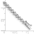 thumbnail image 3 of 14k White Gold Diamond Bracelet BM4655, 3 of 3