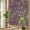 Grape Purple Red Orange Forest Green, variant on Christmas Tree Privacy Window Film, Decorative Stained Glass Window Film, Winter Snowflake Retro Green Forest Resuable Rainbow Static Cling for Home Bathroom Living Room Glass Door 17.7"x39.3"