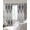 Gray, variant on Turquoise Boho Flowers Blackout Curtains for Bedroom/Living Room, Thermal Insulated Kitchen Curtains, Modern Luxurious Geometric Floral Grommet Darkening Window Treatment Drapes 52"x63"x2