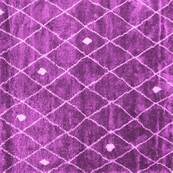 Ahgly Company Indoor Square Persian Pink Traditional Area Rugs, 6' Square