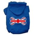 thumbnail image 5 of Pet, Dog  Cat Hoodie Screen Printed, "Bone Shaped Flag United Kingdom (Union Jack) Flag", 5 of 11